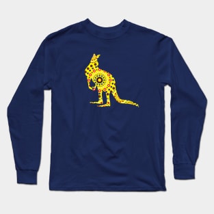 Australian aboriginal kangaroo Long Sleeve T-Shirt